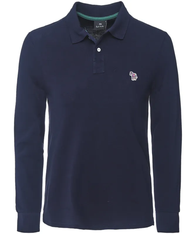 Paul Smith Long Sleeve Zebra Polo