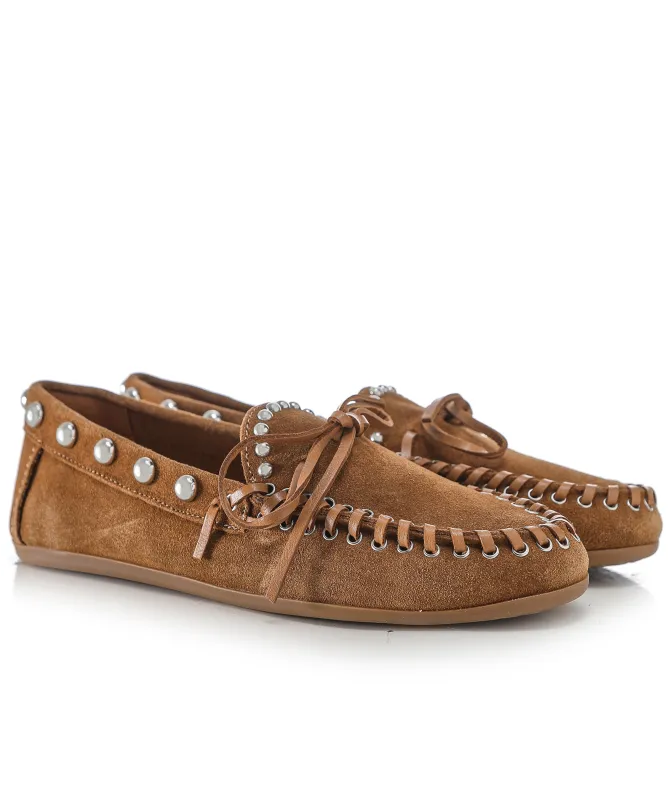 INUOVO Stud Moccasin Loafers