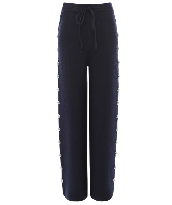 Never Fully Dressed Studded Knit Joggers