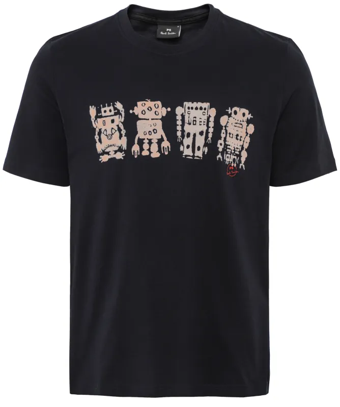 Paul Smith Robots Print T-Shirt