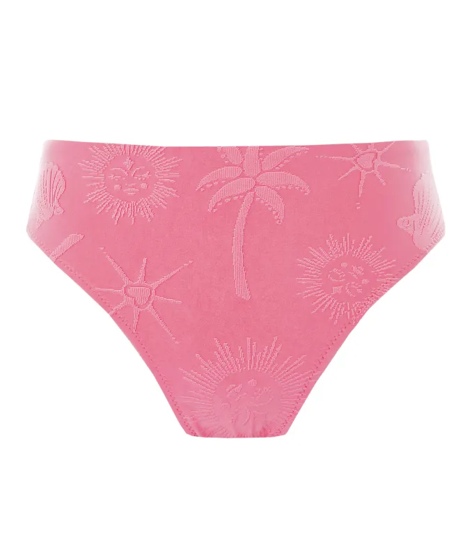 Chelsea Peers Jacquard Coastal Bikini Bottoms