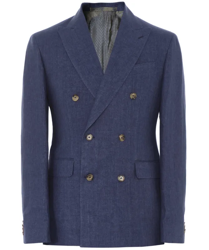 Sand Star Double-Breasted Jacket