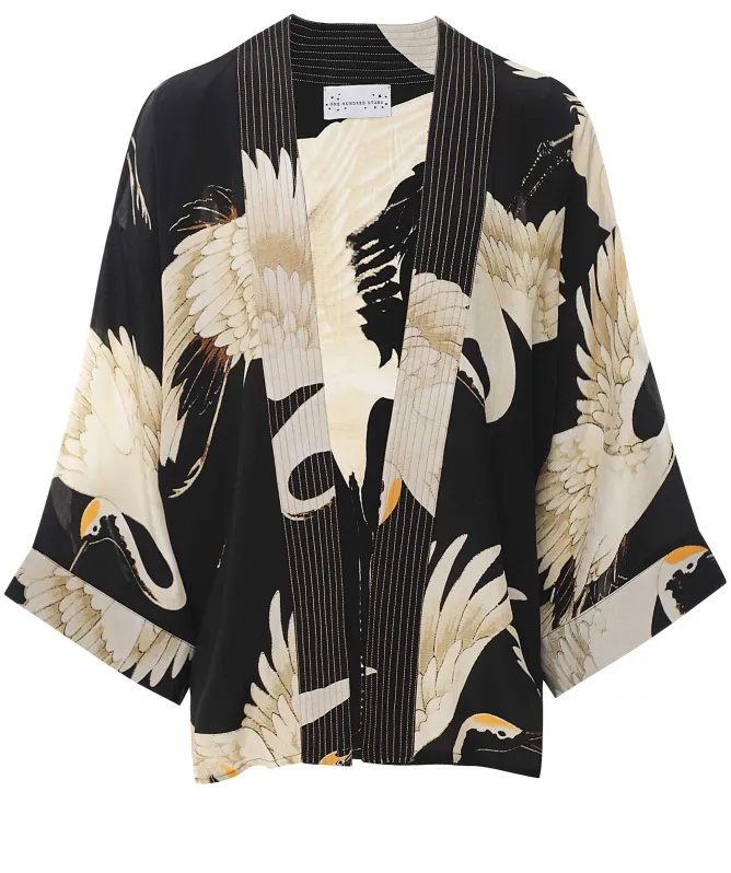 One Hundred Stars Stork Kimono