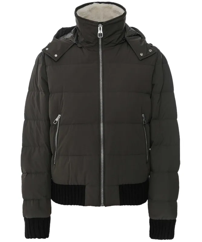 Montecore Down Hooded Bomber Jacket