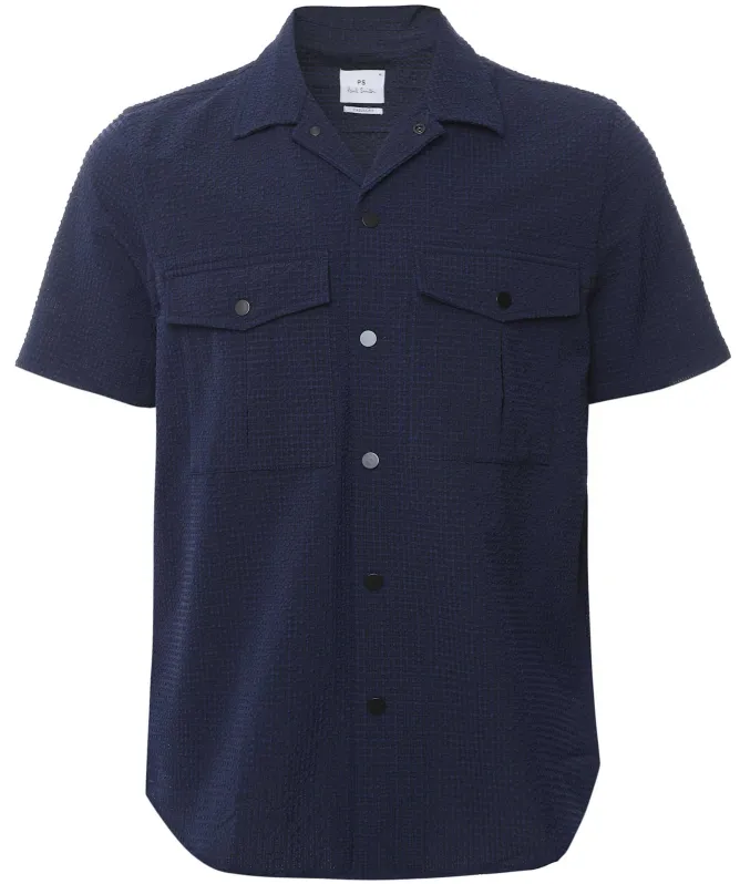 Paul Smith Seersucker Short Sleeve Shirt