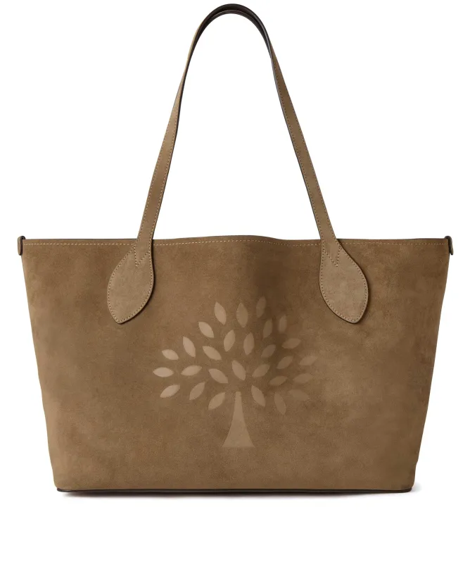 Mulberry Suede Tree Tote
