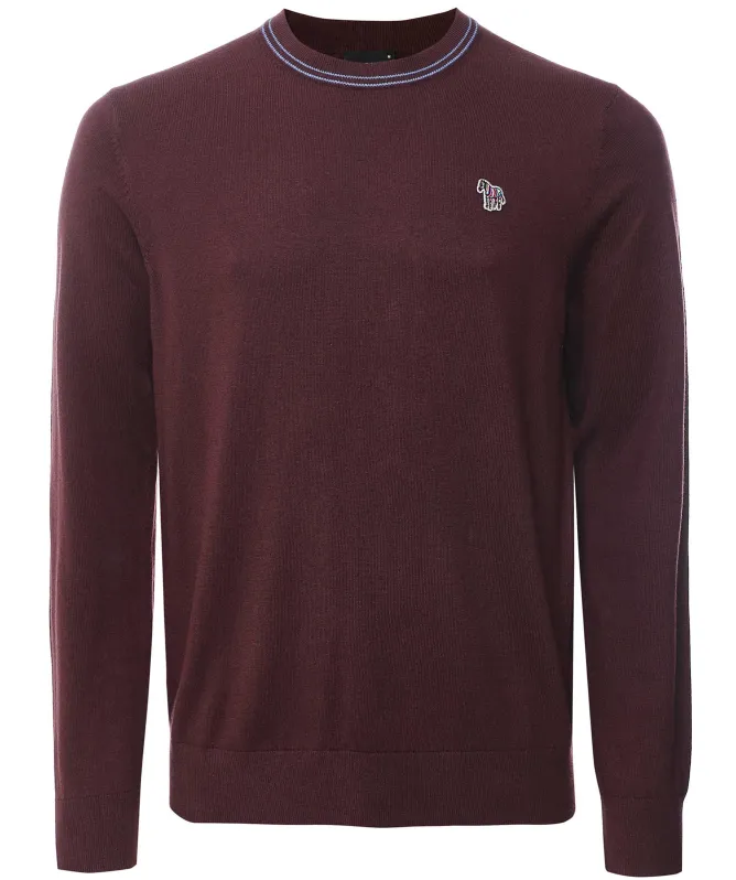Paul Smith Crew Neck Zebra Jumper