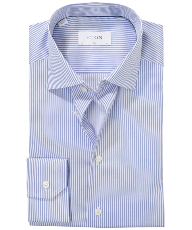 Eton Slim Fit Striped Shirt