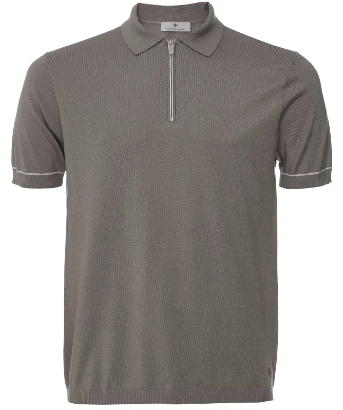 Thomas Maine Half Zipper Polo Shirt