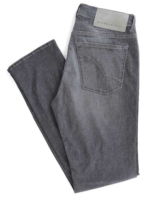 Baldessarini Washed Five-Pocket Jean