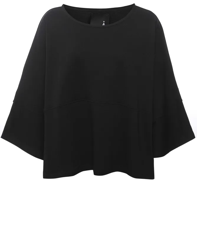 Sort Aarhus Oversize Jersey Top