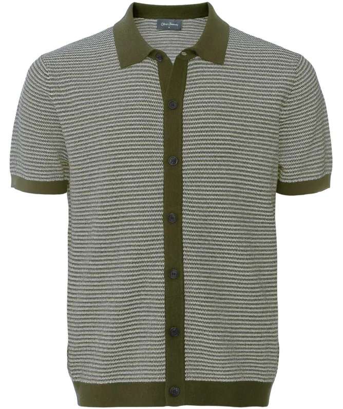 Oliver Sweeney Hessle Knitted Short-Sleeved Shirt