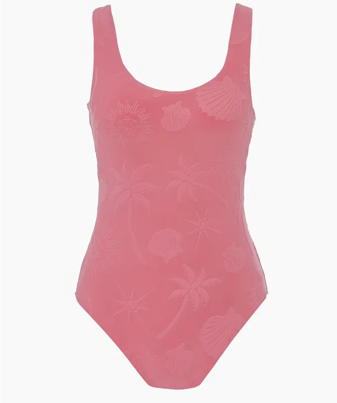 Chelsea Peers Jacquard Coastal Swimsuit