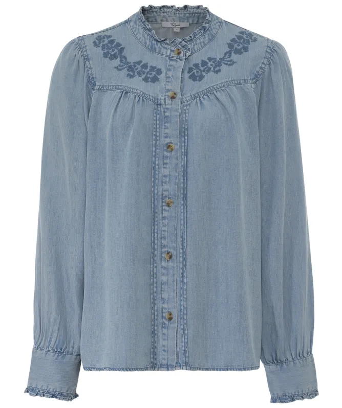Rails Alanna Embroidered Denim Shirt