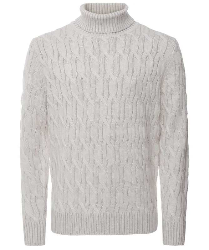 Thomas Maine Cable Roll Neck Jumper