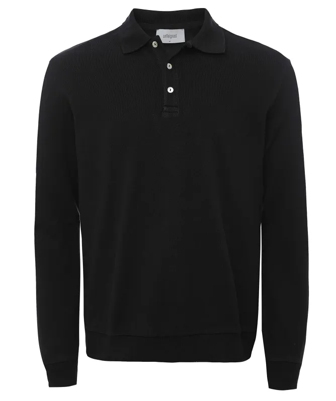 unfeigned Organic Cotton Long Sleeve Polo