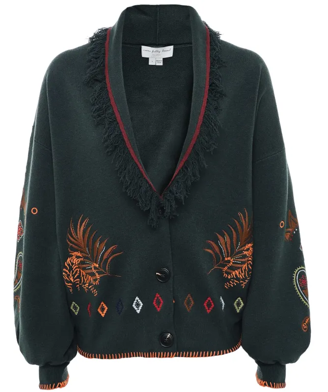 Never Fully Dressed Fringed Safari Cardigan
