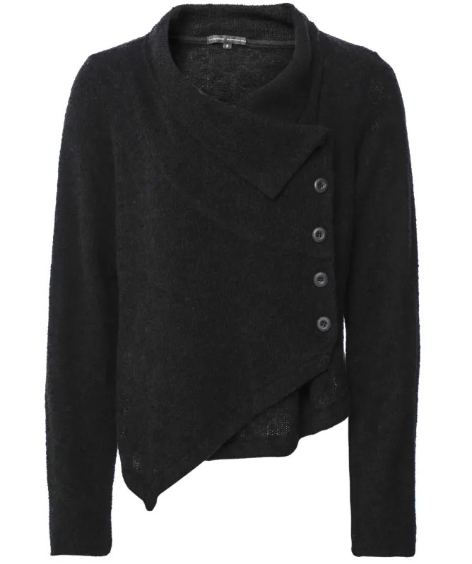 Lurdes Bergada Asymmetric Button Cardigan