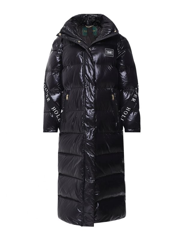 Holland Cooper Black Camden Longline Coat | Jules B