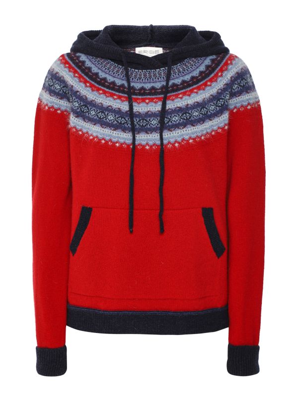 【IONSEOUL】Prolly Raccoon Hooded Leather Jumper 4FM319 Raccoon jumper | Dark blue | In Stock – OliviMilly