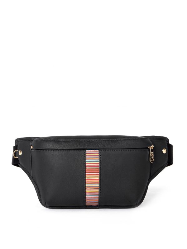 Paul Smith Black Leather Waist Bag | Jules B