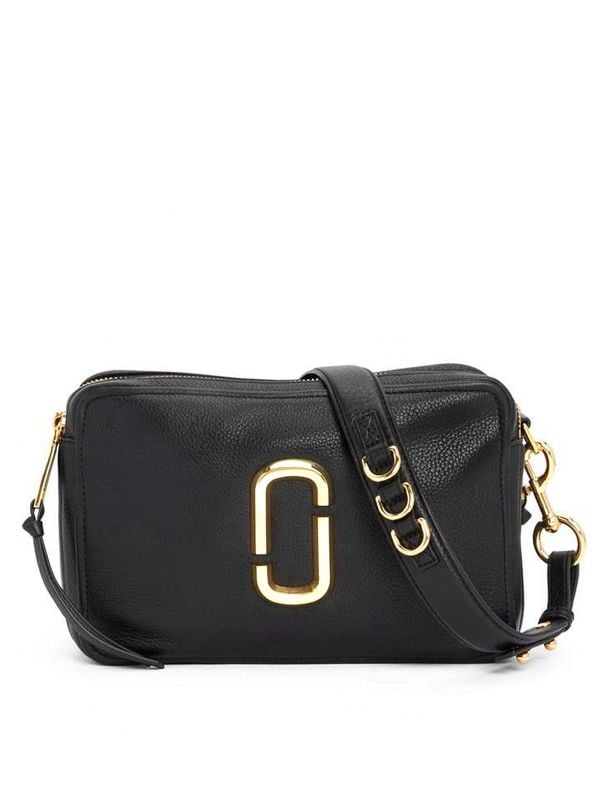 セール☆MARC JACOBS CAMERA BAG クロスボディ スパンコール MARC JACOBS Snapshot Shoulder Bag Camera Bag gray USED from