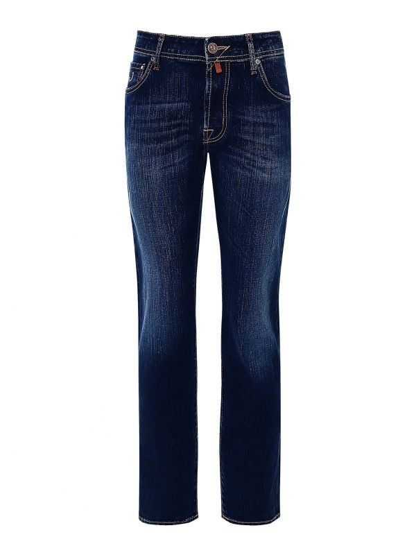 Jacob Cohen Blue Dark Wash Slim Fit Nick Jeans | Jules B