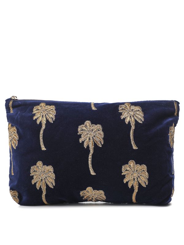 送関込【Elizabeth Scarlett】Sunrise Palms Everyday Pouch Sunrise Palms Everyday Pouch – Elizabeth Scarlett