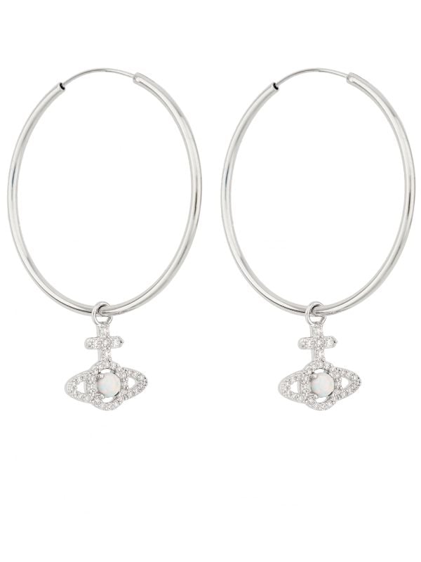 Vivienne Westwood| (HEATHER HOOP EARRINGS (62030091 01P o17Ll2FUE8f4g1mjnAjVPeHNrFMtel