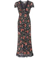 RIXO Clarice Butterfly Midi Dress