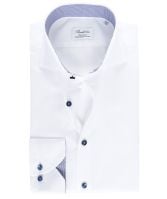 Stenstroms Fitted Body Houndstooth Trim Shirt