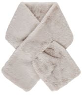 Rino and Pelle Stip Faux Fur Scarf