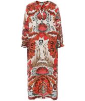 GANNI Denim Leopard Print Midi Dress | Jules B