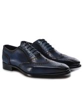 Magnanni Hand-Painted Leather Wing-Tip Oxford Shoes | Jules B