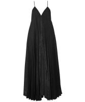 NU London Spaghetti Strap Pleated Long Dress