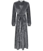 ROTATE Norah Velvet Midi Dress