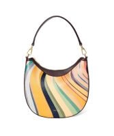 Paul Smith Dusky Swirl Leather Mini Hobo Bag