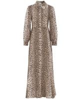 ワンピース Rixo TERRI MIDI SATIN DRESS Terri Satin Midi Dress in Purple Marble Ocean