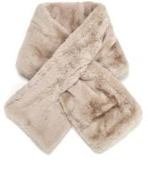 Rino and Pelle Stip Faux Fur Scarf
