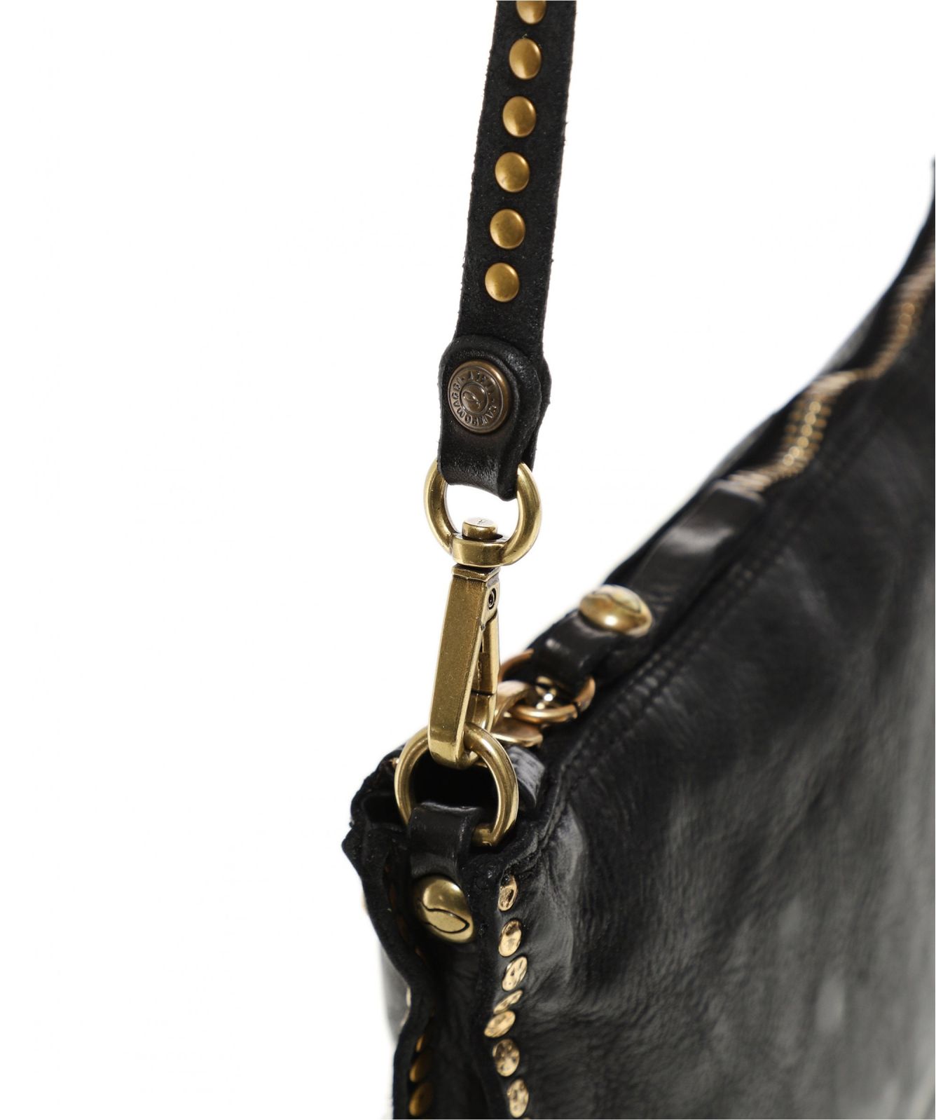 Campomaggi Kura Studded Leather Shoulder Bag Jules B